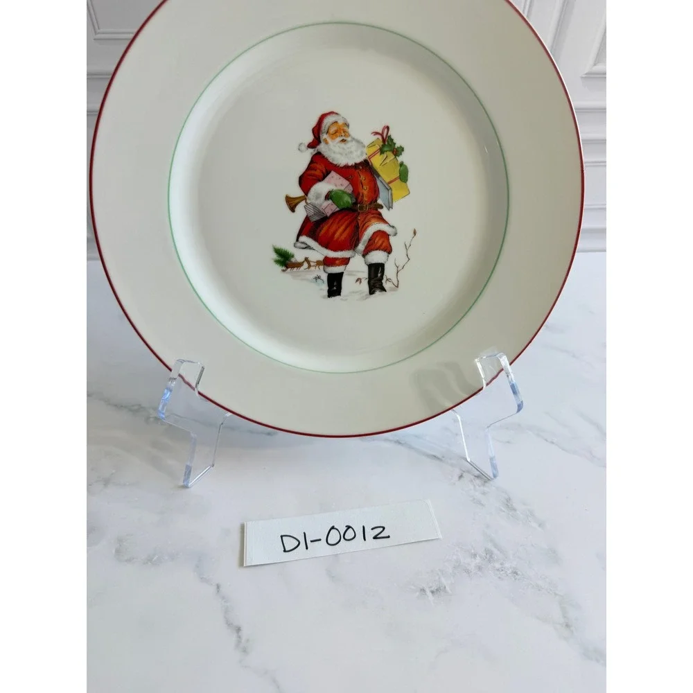VTG 1980s All The Trimmings Santa Clause & Sleigh 10 1/4